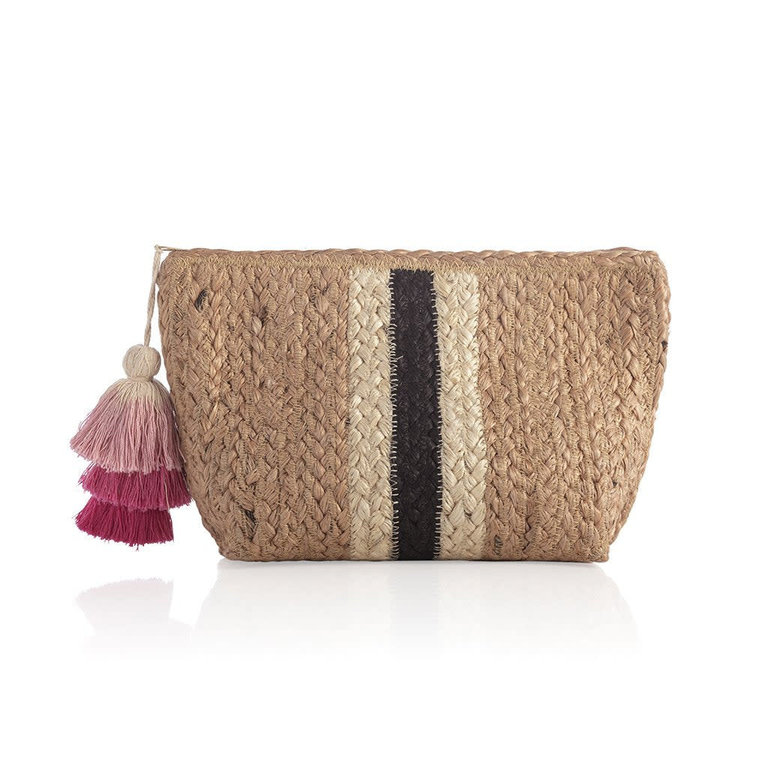 Shiraleah Lorie Zip Pouch Natural S22