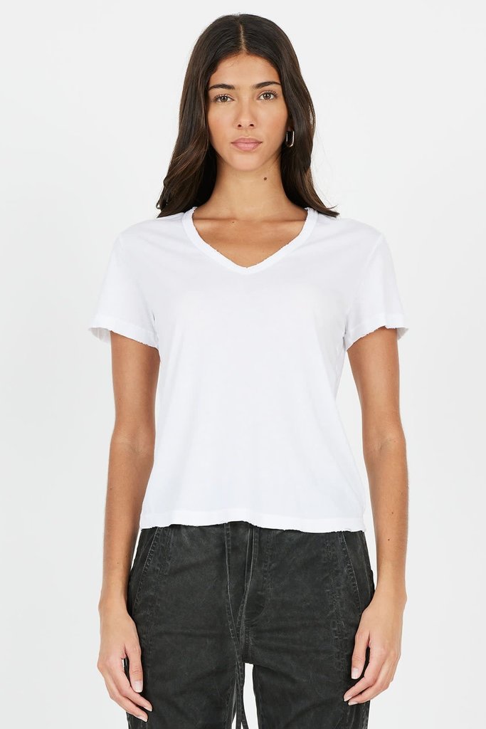 Cotton Citizen Standard V Neck White