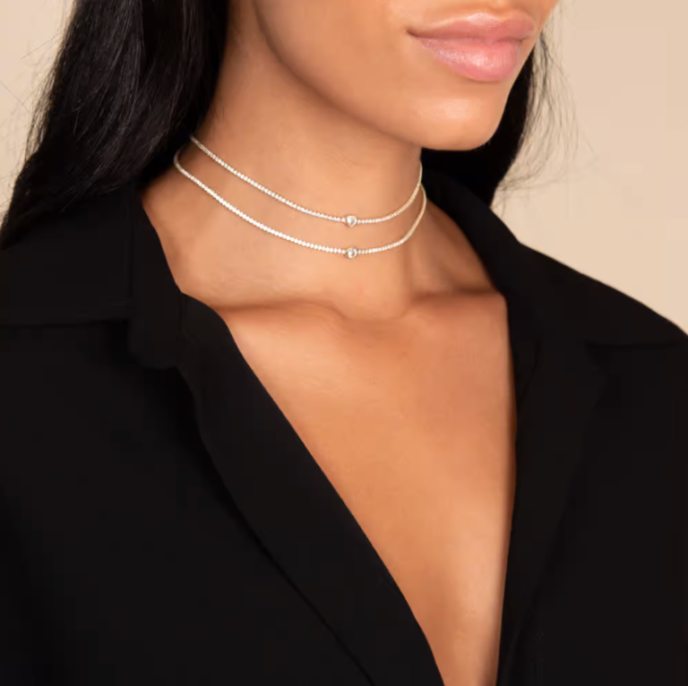 thin tennis choker