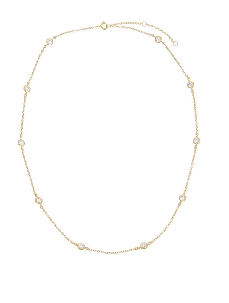 N 94172GLD-16IN-319 Diamond By The Yard Necklace 16 Gold - I Am More  Scarsdale