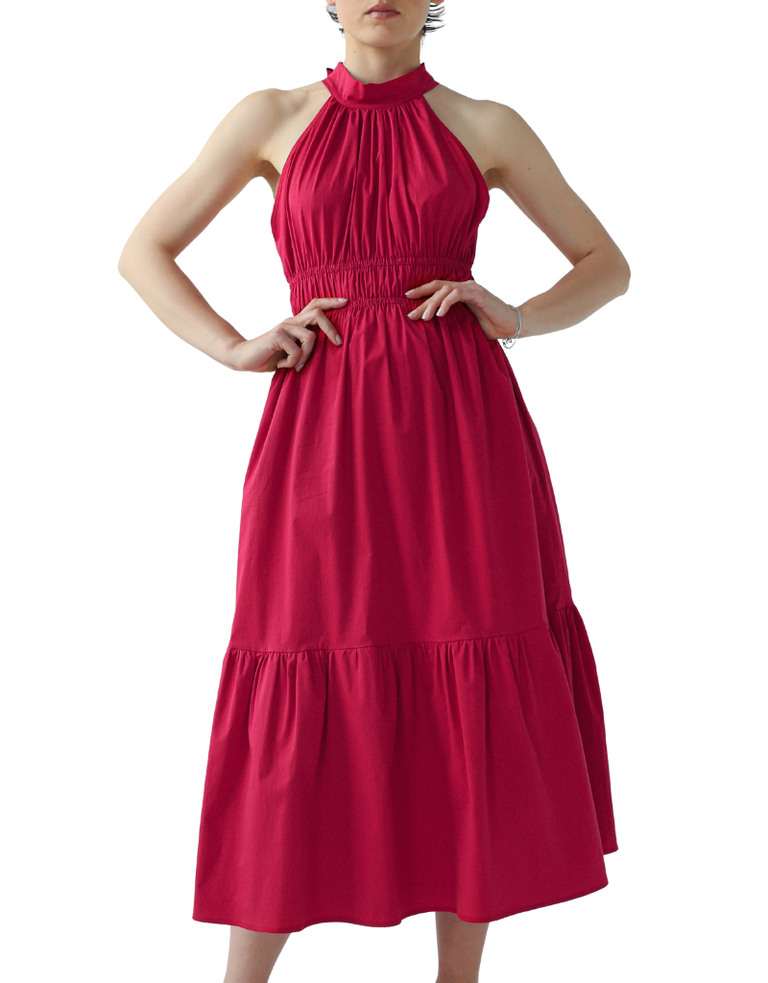 Monica Nera Harper Dress Cherry Red R23