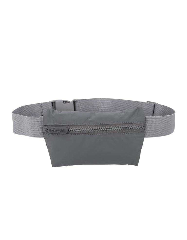 Hi Love Travel Fanny Pack - Cool Grey