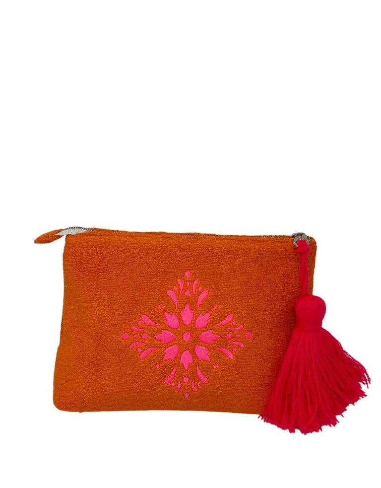 DLD Beach Terry Clutch Orange