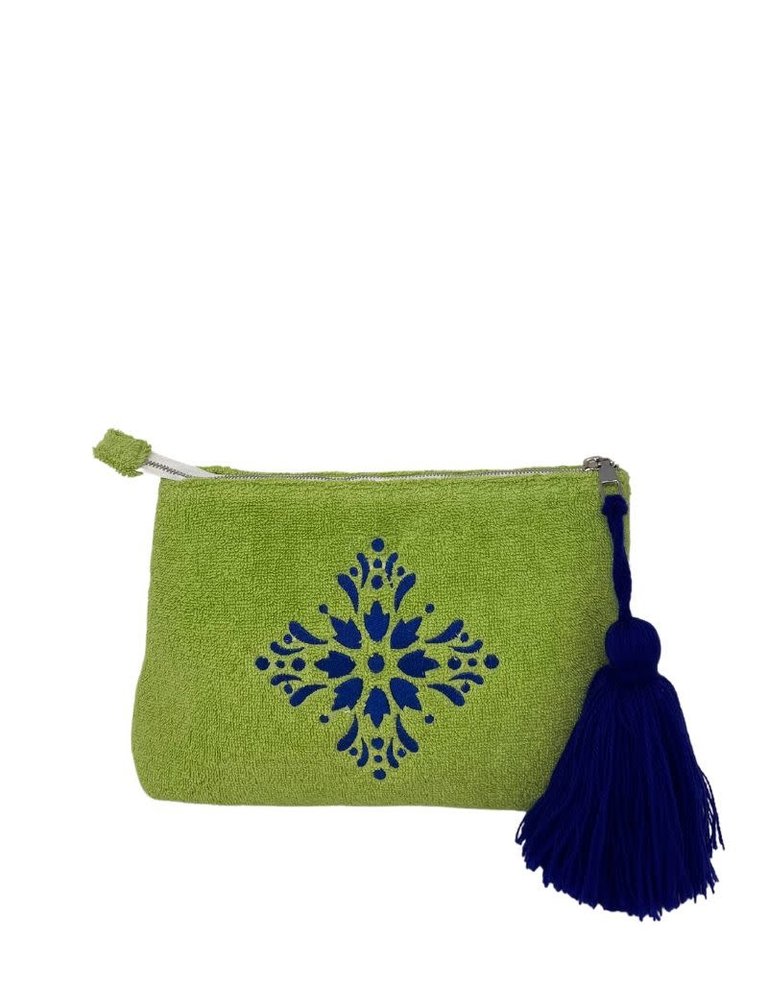 DLD Beach Terry Clutch Green