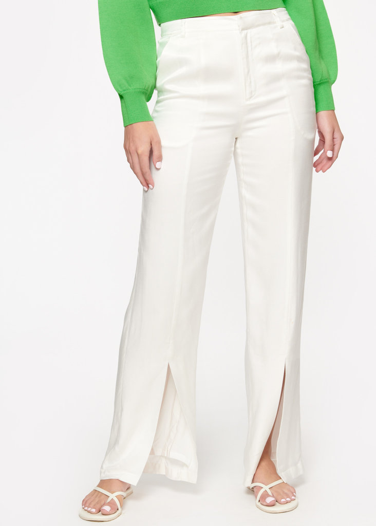 CAMI NYC Amelie Twill Pant White S23