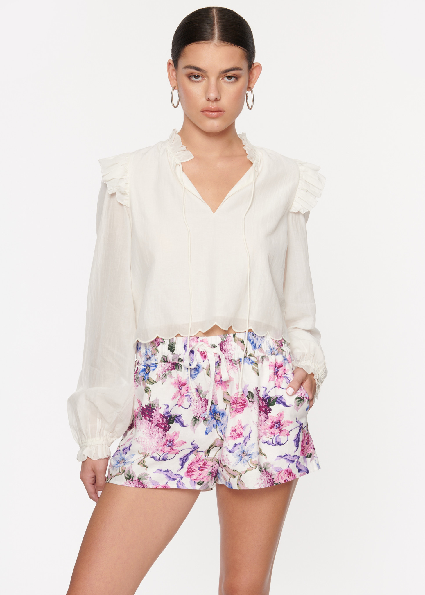 CAMI NYC Tiana Top in White - Chic and Timeless Design - I Am More
