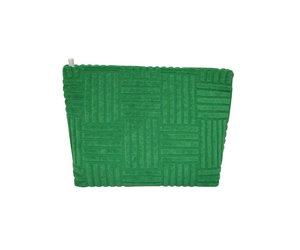 Terry Tile Large Pouch Green - I Am More Scarsdale