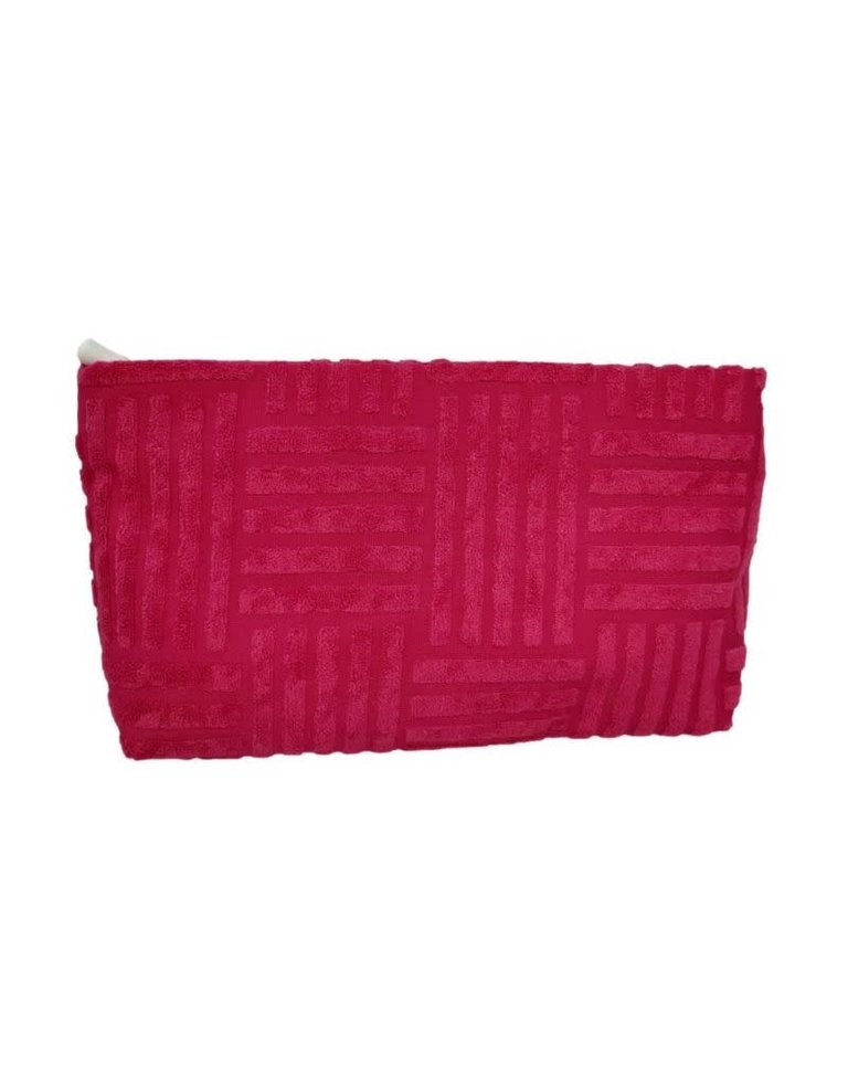 TRVL Terry Tile Medium Pouch Pink