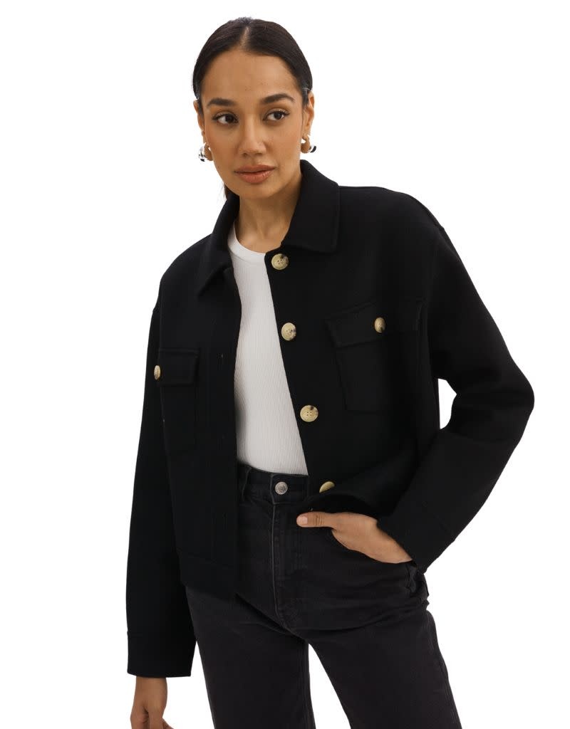 Buy Women Black Hooded Crop Bomber Puffer Jacket Online At Best Price -  Sassafras.in