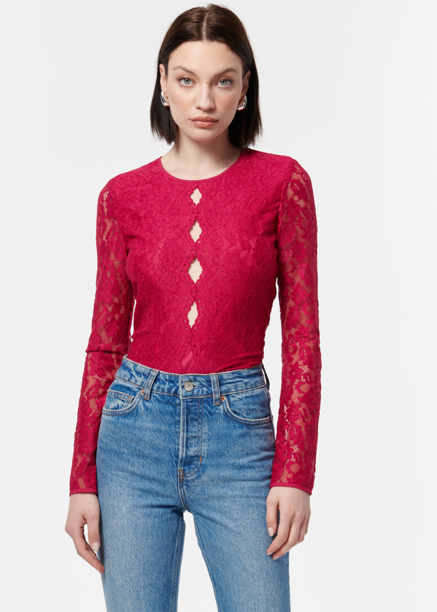 Discover Modern Elegance with CAMI NYC Josefina Top in Amaranth