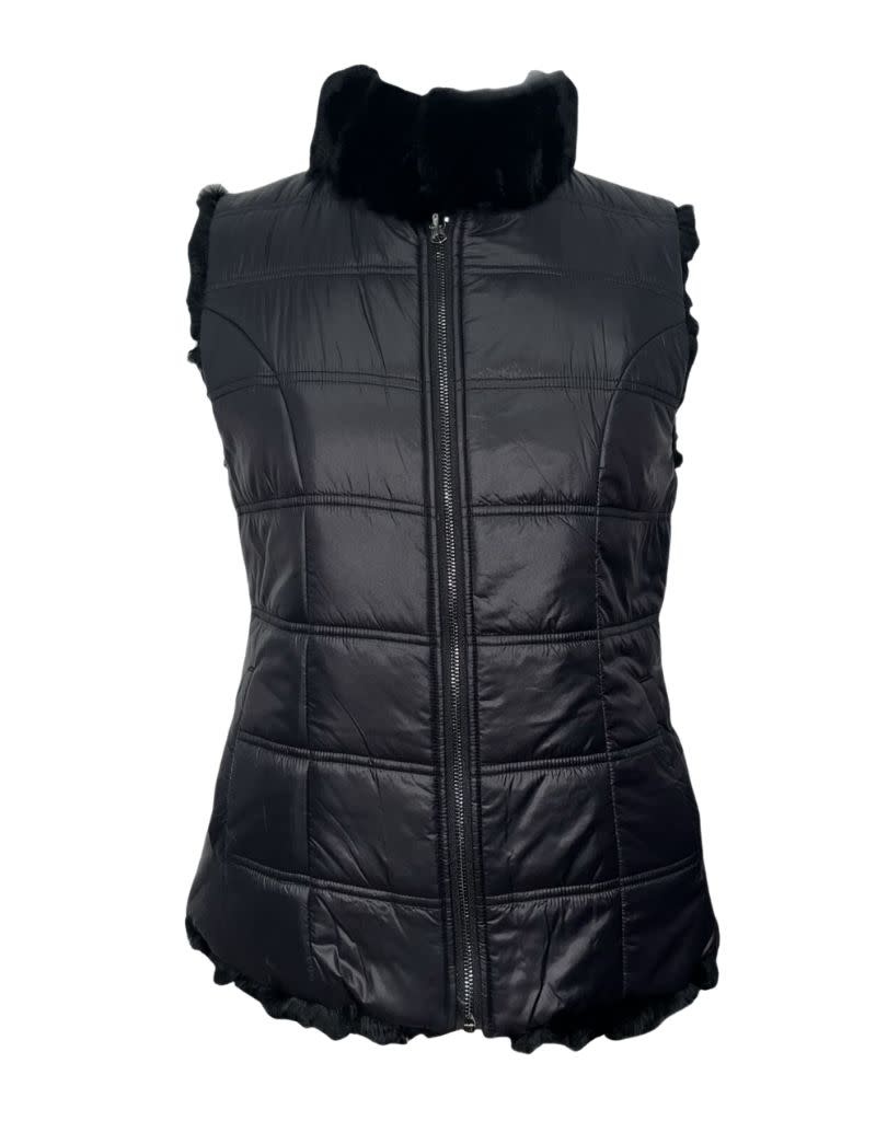Linda richards shop reversible fur vest