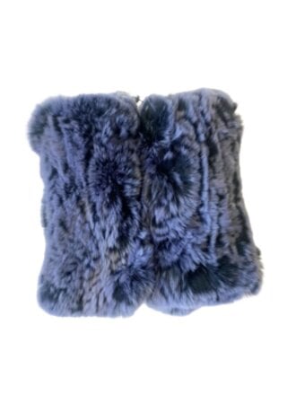 LINDA RICHARDS FUR SCARF – Indigo