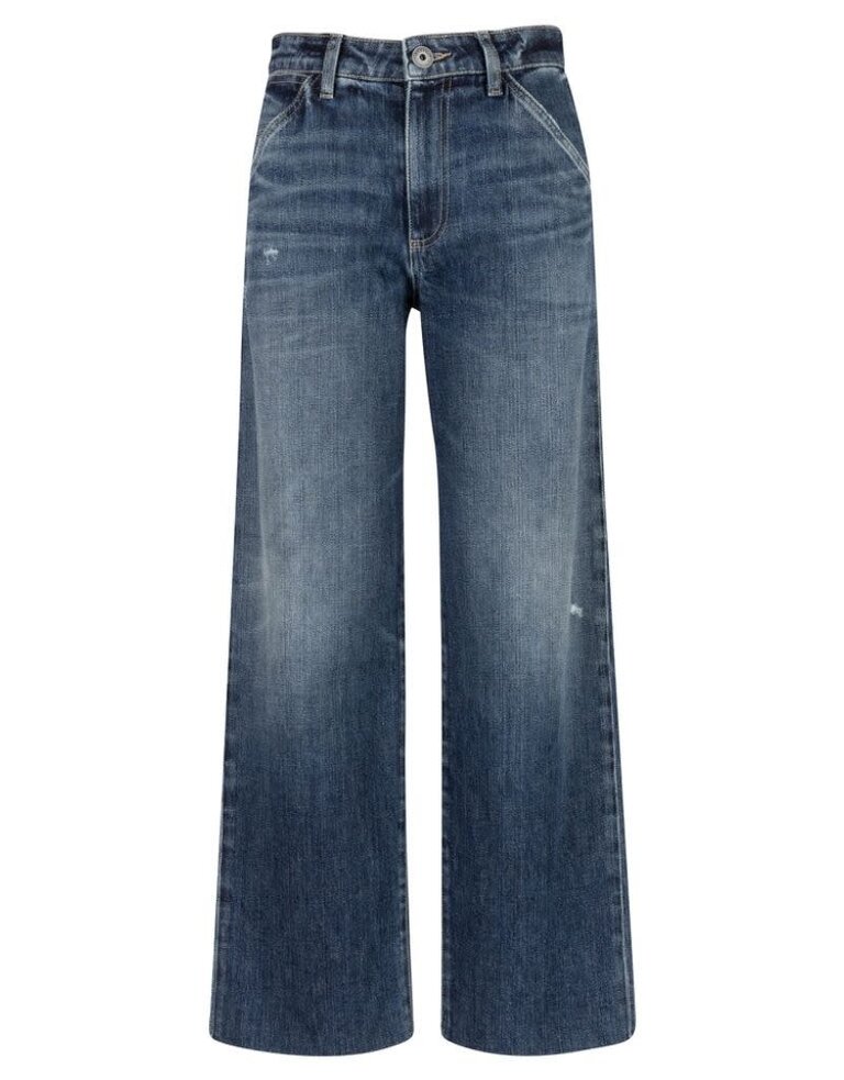 Edyson Charlie High rise Utility Straight Jeans Dark Newbury Wash F23
