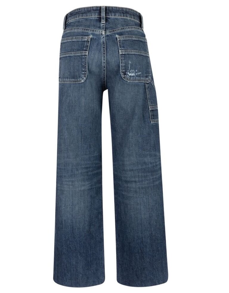 Edyson Charlie High rise Utility Straight Jeans Dark Newbury Wash F23