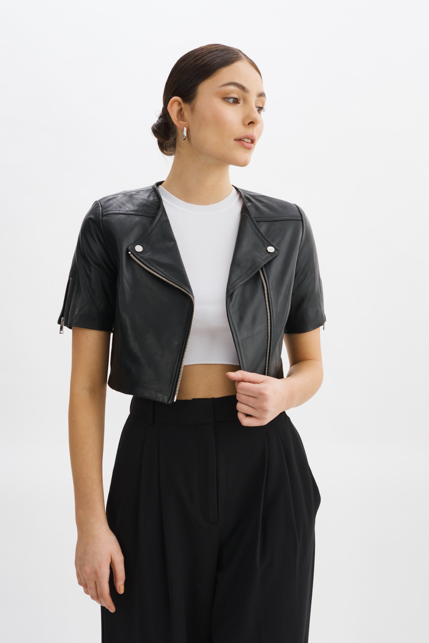 Cropped Blazer - Black – Baacal