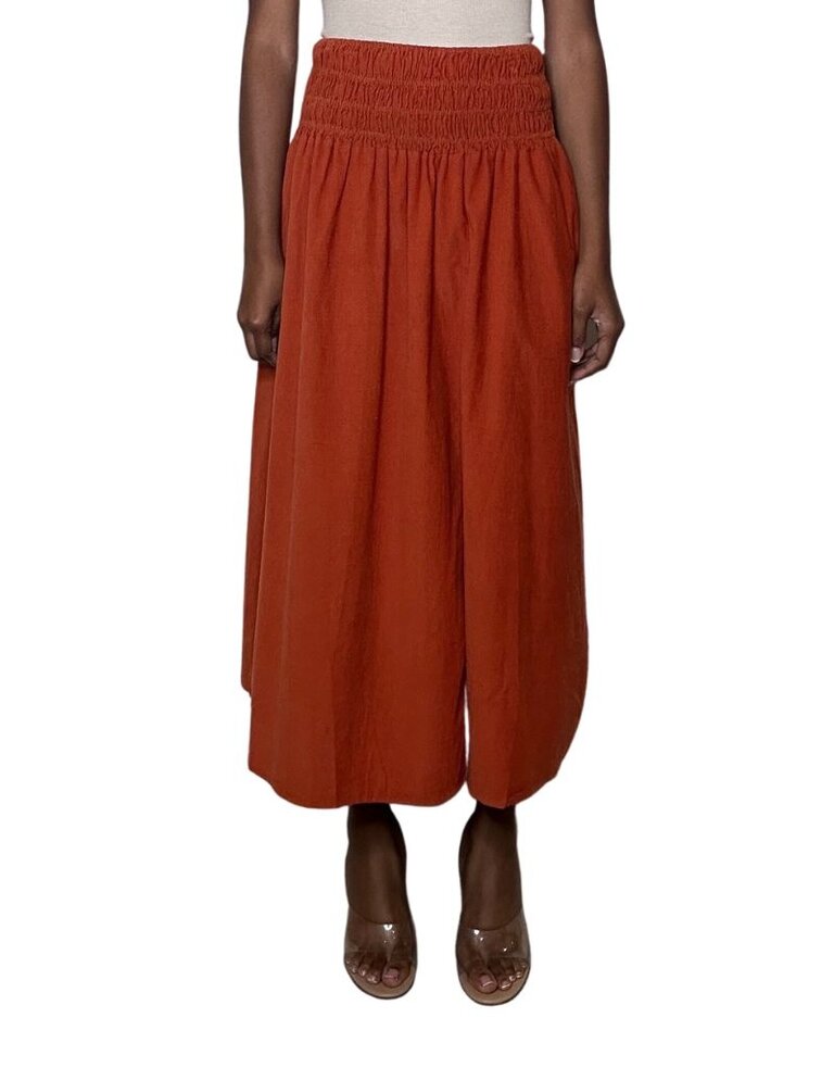 Love the Label Joy Skirt Rust F23