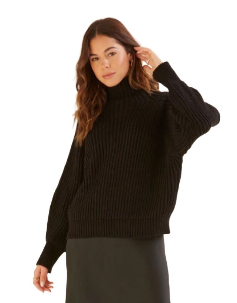Charli Selma Sweater Black F23