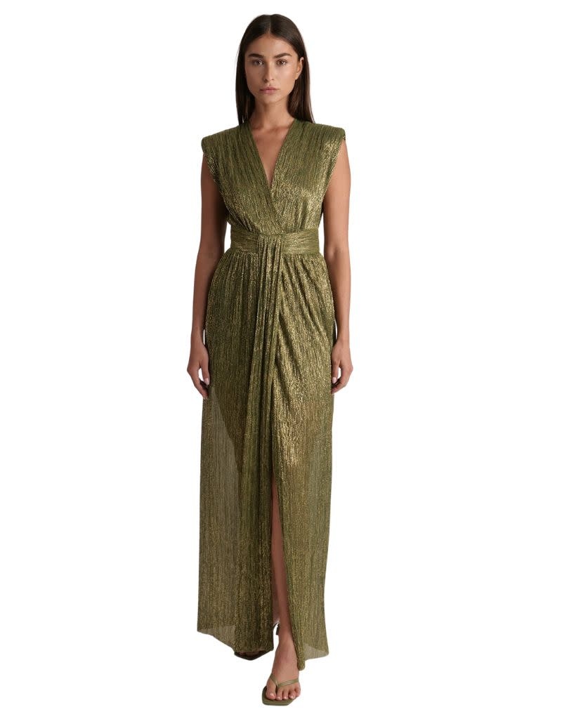 Dark moss deals green dress