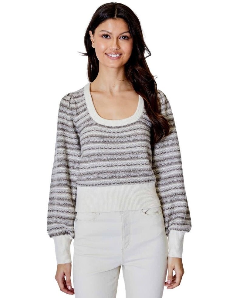 dH Amara Sweater Ivory Combo H23