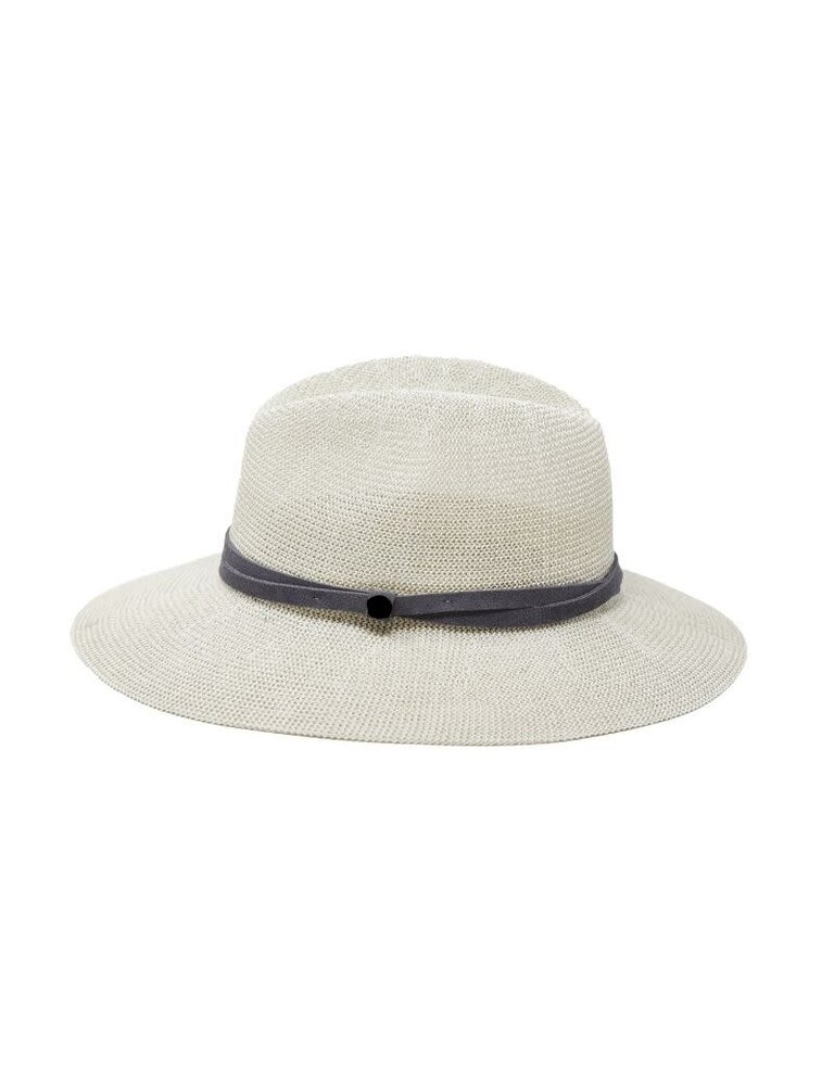 Wyeth Sedona Fedora Hat in Light Grey