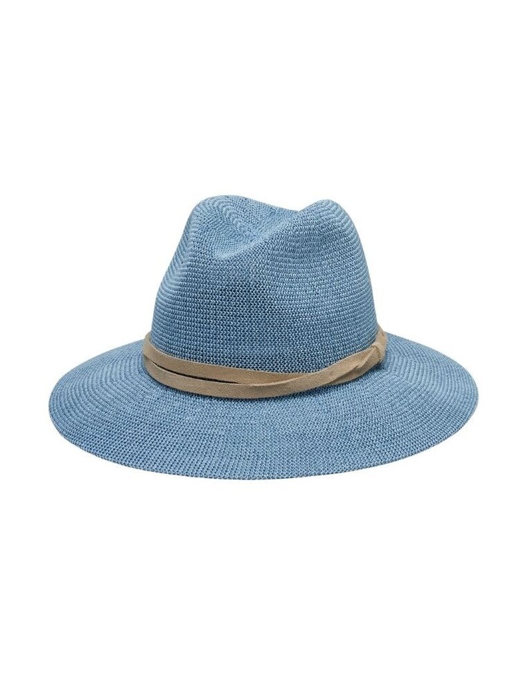 Wyeth Sedona Fedora Hat in Light Blue