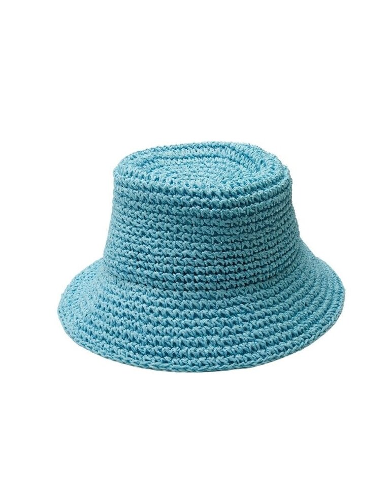 Wyeth Tali Straw Hat in Sky Blue