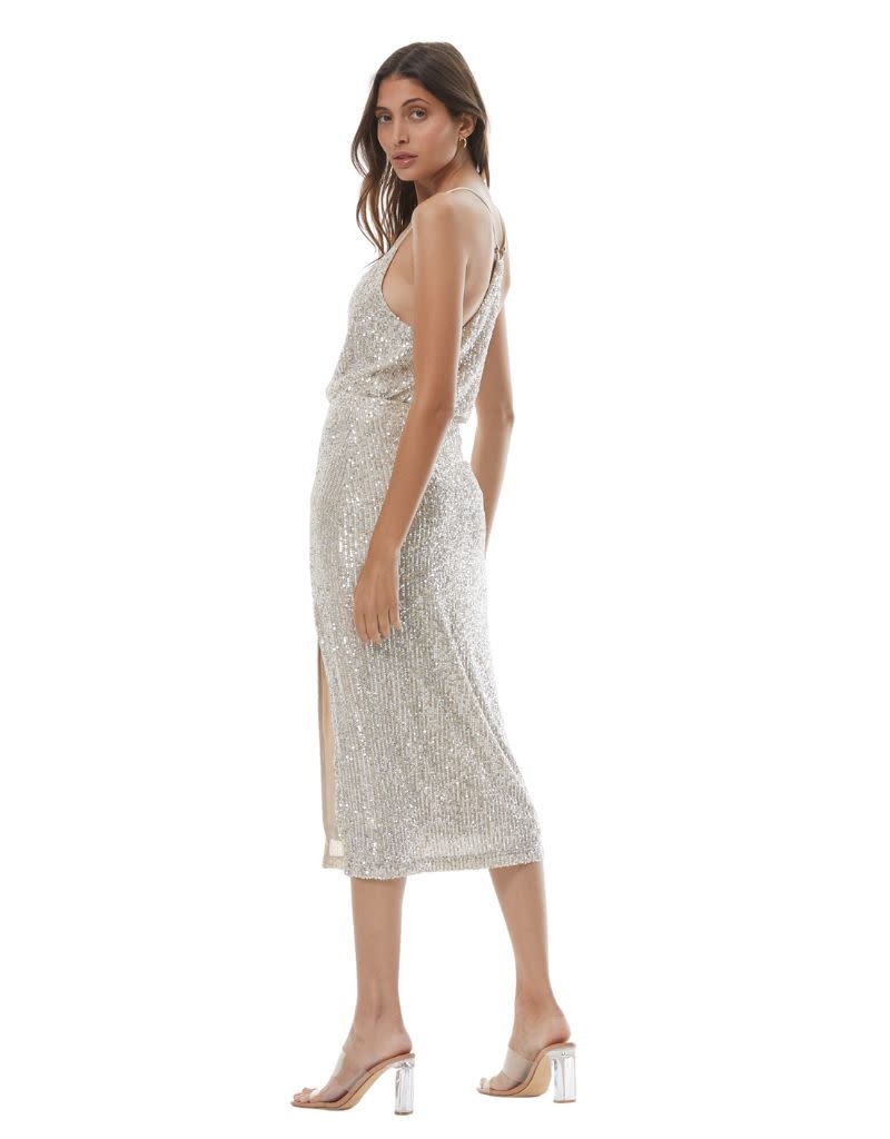Champagne sequin pencil skirt cheap