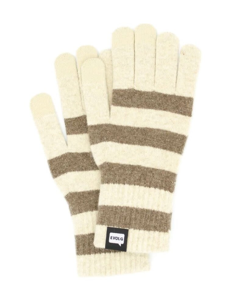 Evolg Marsh Gloves Beige x Light Brown F23