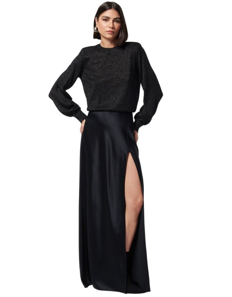 CAMI NYC Slit Skirt Black H23