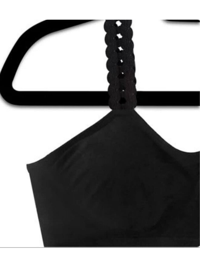 Black Andy Split Strap Bra  Discover and Shop Fair Trade and