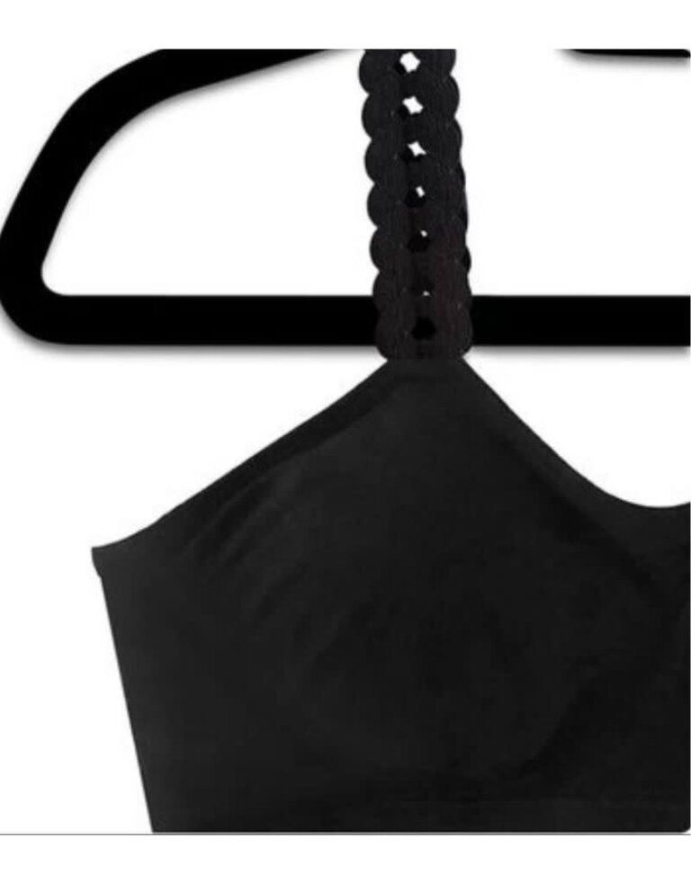 Strap-Its Black Bra With Attached Loop Strap