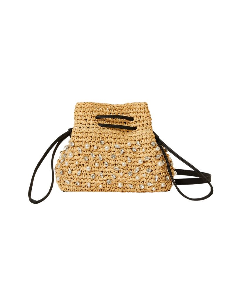 Crystal bucket bag new arrivals
