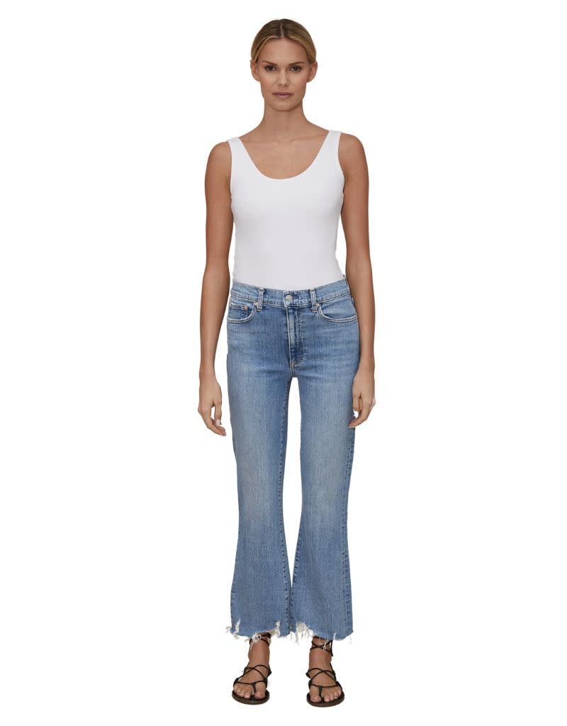 Le Jean Bella Crop Flare in Beach House IAMMORE SCARSDALE - I Am More  Scarsdale