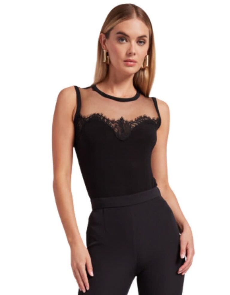 Generation Love Marilyn Lace Combo Top Black S24