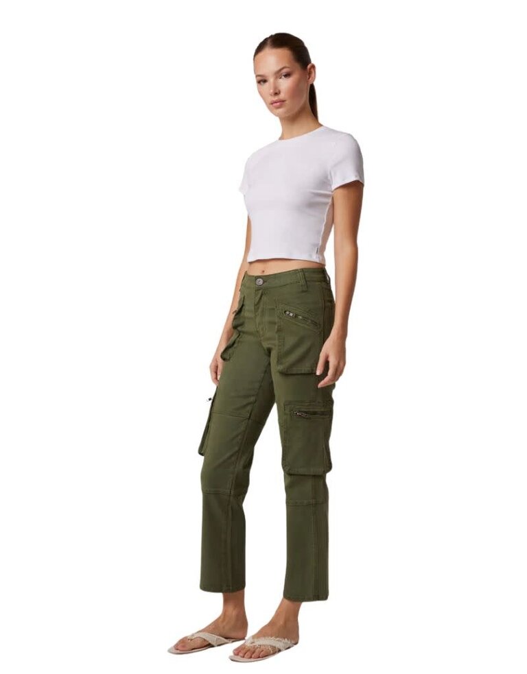 Edyson Stan Mid Rise Utility Cargo Pant Olive S24