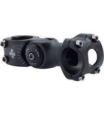 Kalloy Kalloy 820 Stem - 95mm, 31.8 Clamp, Adjustable, 1 1/8", Aluminum, Black