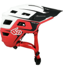 6D ATB-1T White / Red XS-S
