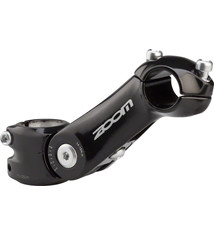 Zoom Zoom TDS-C297 Stem - 125mm, 25.4 Clamp, Adjustable, 1 1/8", Aluminum, Black