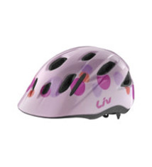 Liv LIV Musa Youth Helmet OSFM Pink Bubble (Bug Net)