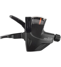 microSHIFT microSHIFT ADVENT Quick Trigger Pro Right Shifter - 1x9 Speed, Gear Indicator, Black, ADVENT Compatible Only