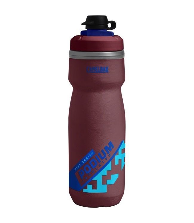 CAMELBAK PODIUM DIRT SERIES CHILL 21OZ BURGUNDY/BLUE