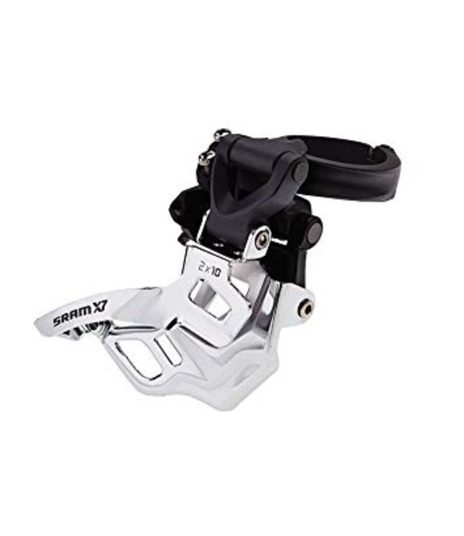 SRAM FRONT DERAILLEUR X7 2X10 HIGH CLAMP 318/349 TOP PULL