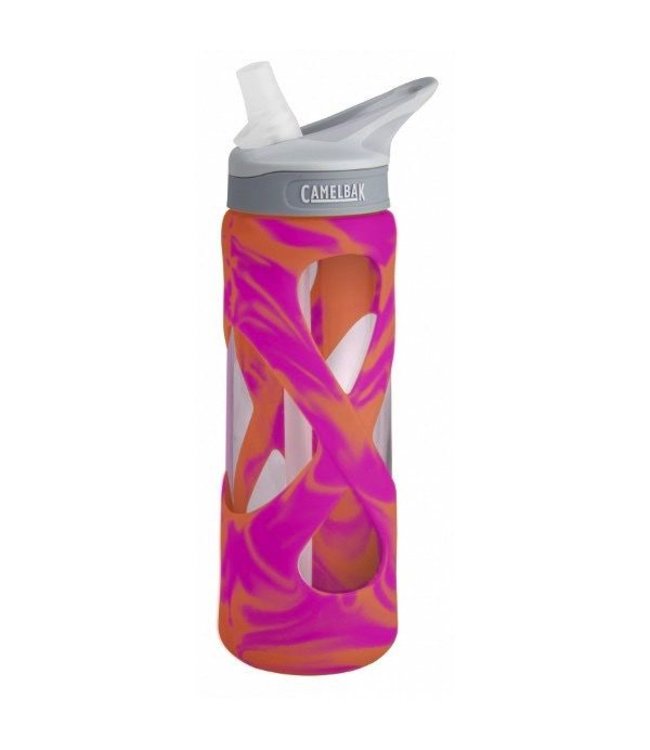 CAMELBAK EDDY GLASS .7L PINK/ORANGE SWIRL