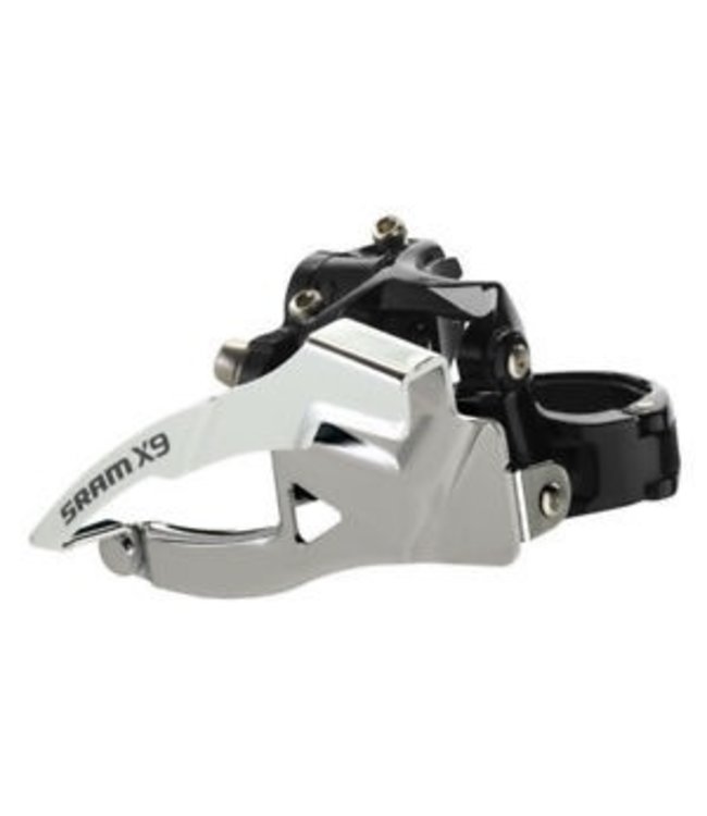 SRAM FRONT DERAILLEUR X9 2X10 LOW CLAMP 318/349 BOTTOM PULL