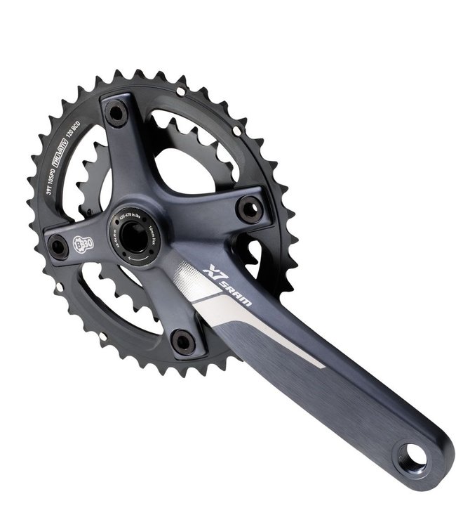 SRAM FC X7 BB30 10S 175 STORM GREY 3926 NO BOTTOM BRACKET