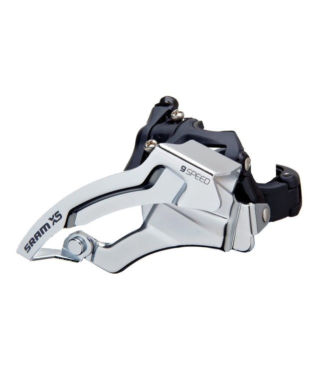 SRAM FRONT DERAILLEUR X5 3X9 LOW CLAMP 318/349 BLK DUAL PULL