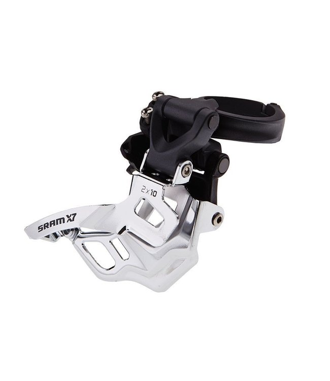 SRAM FRONT DERAILLEUR X7 2X10 HIGH CLAMP 318/349 BOTTOM PULL