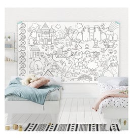 Atelier Rue Tabaga Art - Giant Coloring Poster