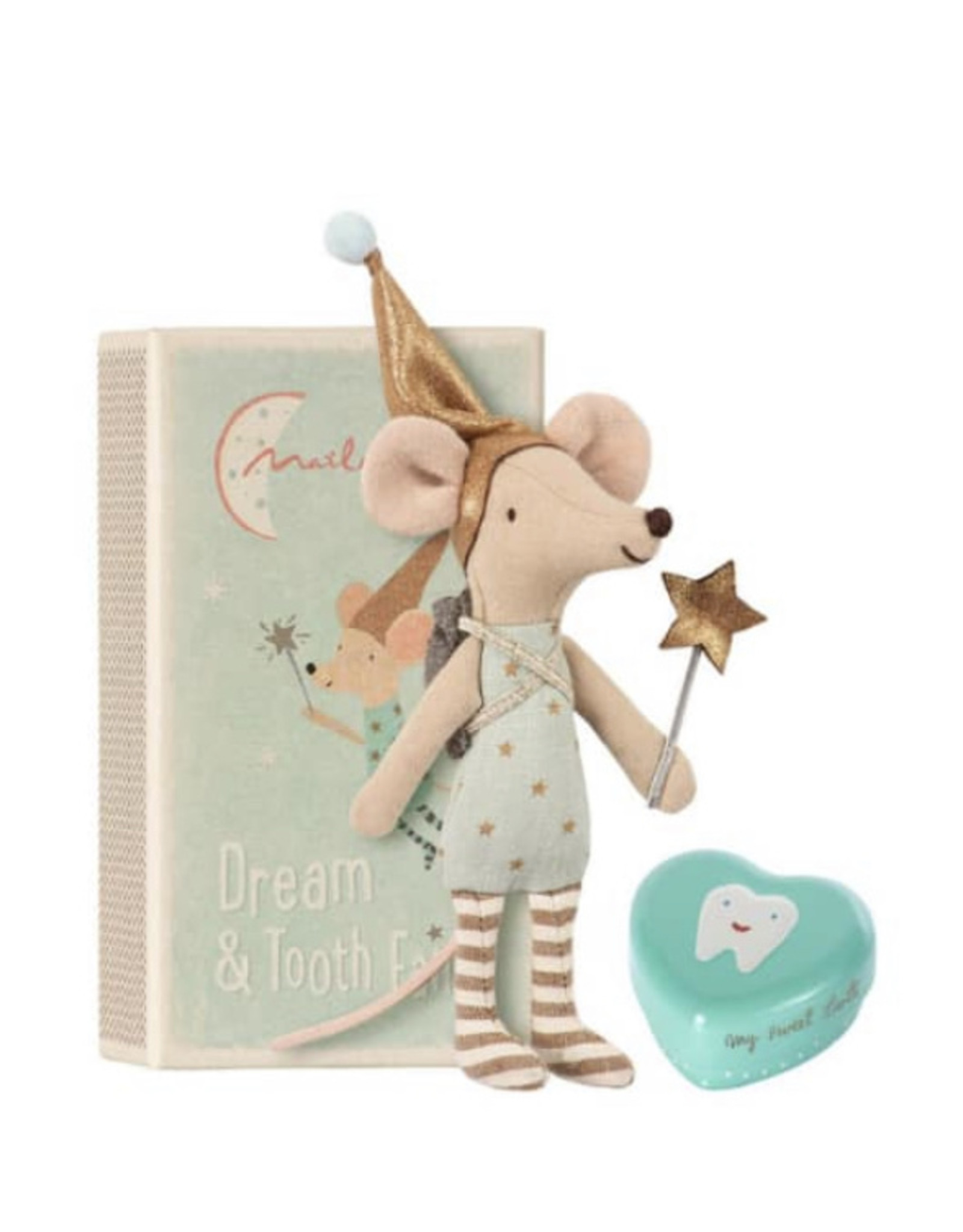 Maileg Maileg - Boy Tooth Fairy Mouse in Box
