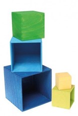 Grimm's Grimm's - Small Stacking Boxes - Blue/Green